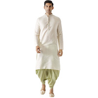 Kisah Men's Indian Ethnic Wear Kurta For Wedding & Festivals | Cream | Size: 38 | Ka-0549-38