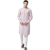 See Designs Pink Regular Fit Self Pattern Kurta_Sdmskt1283S