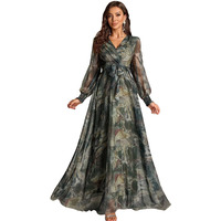Litzo Western Dresses For Women (L-10-Xxl) Green