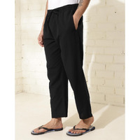 Fabindia Black Cotton Woven Pyjama