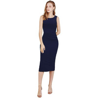 Toochki Women's Lycra Midi Bodycon Dress (Toochki244-Dr-A-/3Xl_Blue