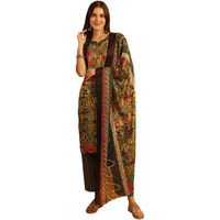 Pinkmint Kurta Set For Women Ll Cotton Flower Printed Straight Kurta & Pant With Fancy Duppata Ll Wedding Ll Formal Ll Party (Pack Of 1)