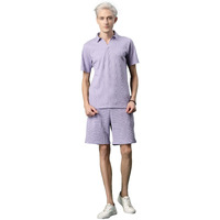 Rigo Waffle Knit Self Textured Co-Ord Set For Men | Night Suit Set | Lounge-Wear Nightdress Pajama Set | Beach And Vacation Wear