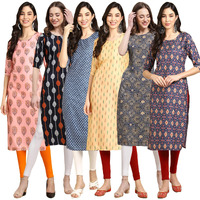 Pinkmint Crepe Digital Printed Kurti For Womens Straight Kurti For Women Festival Wear Kurti For Women