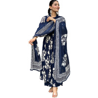 Toochki Salwar Suit With Dupatta For Women | Anarkali Salwar Suit With Dupatta For Women | Kurta Set With Dupatta| Embroidered Work Salwar Suit | Ethnic Wear Salwar Suit | Three Piece Kurta Set