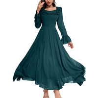 Litzo Dresses For Women || Western Dresses For Women (L-37-S) Blue
