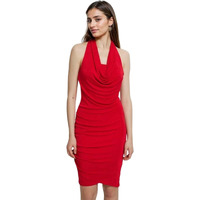 Kotty Women's Solid Amaranth Red Casual Dress(Red,S)-Kttdress430S