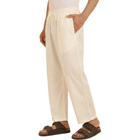 Fabindia Men's Regular Fit Pants (1037557Natural_Grey