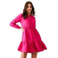 Rare Women's Regular Fit Dress (Ep8027B_Pink L)
