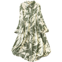 Leriya Fashion Women's Rayon Casual Below The Knee Western Dress (Lf-W.Dress-Wd1291_Green