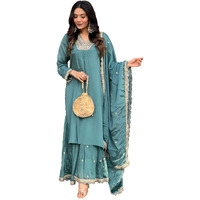 Fashion Basket Silk Embroidered Kurta Set With Duptta For Women