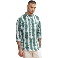 Be Active Men's Cotton Regular Kurta (Scpr0234_Green