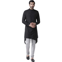 Kisah Men's Indian Ethnic Wear Kurta For Wedding & Festivals | Black | Ka-0257, 50
