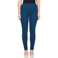 Shasmi Women's Stretch Leggings Com Chudidar Blue Morpich 71 M