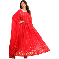 Fashion Basket Embroidered Anarkali Dress For Women