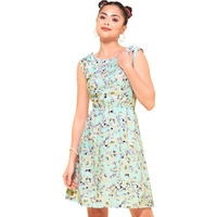 Oomph! Women's Western & Fusion Wear Western Dresses For Women Green - Md617