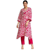 Varanga Women's Cotton Kurta Sets (Vset21348_Pink