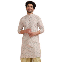 Kisah Men's Indian Ethnic Wear Kurta For Wedding & Festivals | White-44
