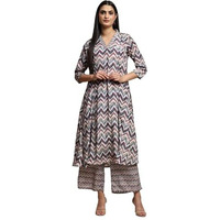 Toochki Kurti Plazzo Set For Women | Kurti For Women Rayon | Two Piece Kurti Sets | Kurtis Sets For Girl | Multicolor Kurti Set |Kurti Plazzo Set | Aztech Printed Kurti Set | Western Kurti Set