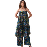 Purvaja Womens Maxi Co-Ords (Razy-005_Teal_Large)