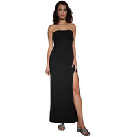 Kotty Womens Bodycon Midi Dress(Black,S)
