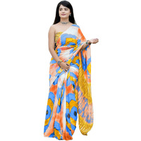 Shiv Textiles Cotton Printed Saree For Women.(Smc-St-351-Yellow)