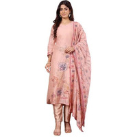 Varanga Women Pure Kantha Hand Embroidered Kurta Set With Dupatta