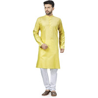 Be Active Cotton Blend Mens Ethnic Regular Only Kurta Multi Solid Colored