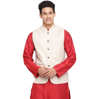 Fabindia Mens Nehru Jacket (20028817_Beige