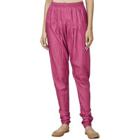 Fabindia Women's Regular Fit Churidar (1030714Magenta_Magenta