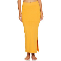 Zivame Seamless All Day Mermaid Saree Shapewear - Mustard