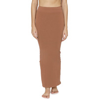 Zivame All Day Seamless Mermaid Saree Shapewear With Removable Drawcord |Shaping Petticoat- Brown1
