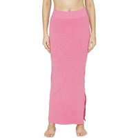 Zivame All Day Seamless Mermaid Saree Shapewear With Removable Drawcord |Shaping Petticoat- Pink