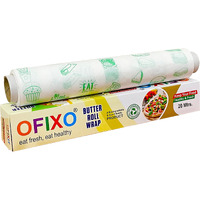OFIXO Food WRAP Multipurpose Food Wrapping Paper | 20 Meter | Perfect Premium Food Wrapping Paper for Cooking, Baking, Packing and Serving Foods (Pack of 1)