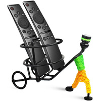 OFIXO Metal Strong and Durable Remote Stand Remote Holder/Remote Stand/Remote Organizer showpiece (Black)