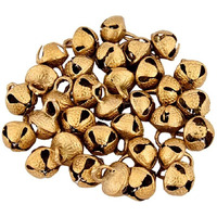 UAPAN Brass Ghungroo Ankle Bells Loose Beads (100 Nos Big)