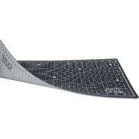 BRUSTRO Double Sided Self Healing 5 Layers Cutting Mat Metric/Imperial | A3, 45 x 30 cm, Black | Eco Friendly, Heavy Duty, Multi Layer, Non Slip, Non Reflective, Ideal for Creafting, Cutting Papers