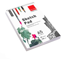 OFIXO Paper A5 140Gsm Sketch Book/Artist Pad/Drawing Note/Sketch Pad Book 50 Sheets for Students, Artists for Painting, Acrylic, Acadmic,&Proffesional Doodling Graffiti Sketchbooks