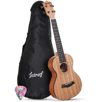 Juarez JRZ23UK/NA 23" Concert Size Ukulele Kit, AQUILA Strings, Sapele Body, Rosewood Fingerboard, Matte Finish, with Bag and Picks, Natural Brown (26 INCH TENOR, 26 Mahogany)