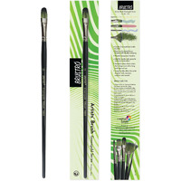 BRUSTRO Artists Greengold Acrylic Brush Filbert Series 1800 - Size - 12
