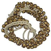 Uapan Metalcraft Ghungroo White Cotton String (100+100(1.4 Cm))