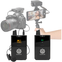 Digimore Uhf Wireless Lapel Microphone For Camera & Smartphones | 30 Channels | 324Ft Range | Cardioid Pickup | For Interviews, Vlogging, Singing & Events (D-343 L)