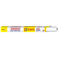 Navneet Youva | Synthetic | Cover Roll | Stripes | 5 Star | 8 Meter | White | Pack Of 1