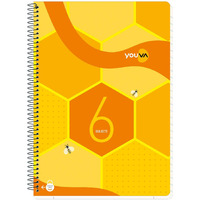 Youva Navneet Youva | Spiral Bound | Six Subject Book | 21 Cm X 29.7 Cm | Single Line | 300 Pages
