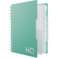 Youva Navneet Hq|Single Subject Book-Mint Green With Pp Cover|For Office And Personal Use|Wiro/Spiral Bound|Single Line|A5 Size-14.8 Cm X 21 Cm|160 Pages|Pack Of 1