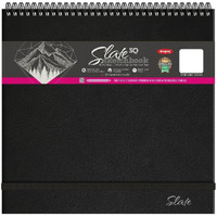 Anupam Sketcho Slate Black Paper Sketchbook Wireo Bound 180 Gsm (Square)