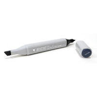 Brustro Twin Tip Alcohol Based Marker Grey (Cool Grey Ii 8)