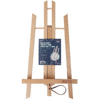 Brustro Artists Small Tabletop A-Frame Wooden Easel | Table Stand Size - 17 Inches, Canvas Holds Upto 11.8 Inches |Adjustable Legs,Suitable For Table Top Drawing,Sketching,Painting