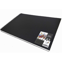 Brustro Artists Sketch Book Wiro Bound A3 Size, Landscape, 116 Pages,160 Gsm (Acid Free)