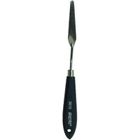 Brustro Artists Palette Painting Knife No. 3010 | Wooden Handle, Stainless Steel Blade | Ideal For Gesso, Acrylic Paint, Modeling Paste, Mixing, Spreading, Scumbling.